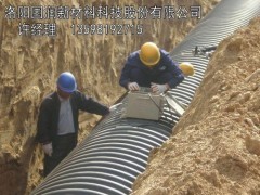 市政埋地雨水排水DN1400钢带增强聚乙烯螺旋波纹管图2
