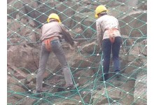 护坡钢丝绳网主动防护 防落石主动边坡防护网规格