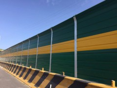 彩钢板声屏障 高速公路铁路高架轻轨隔音降噪声屏障图2