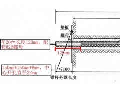 询价中空锚杆合计4145m/1185根垫片，螺母，要配套图1