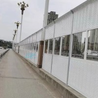 道路声屏障加厚金属透明隔音板高速公路隔音屏隔音墙