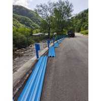 道路交通防护装置 防撞护栏 波形护栏板 喷塑工艺支持加工定制