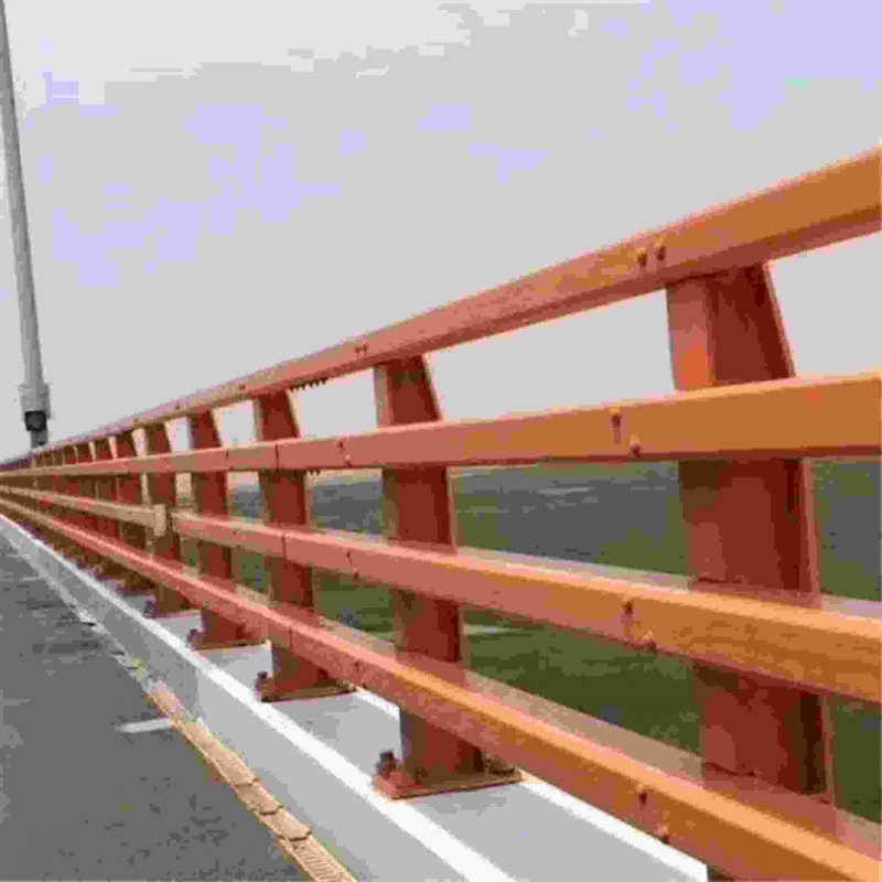 钢制桥梁护栏  景观河道复合管栏杆 坚固结实贵达