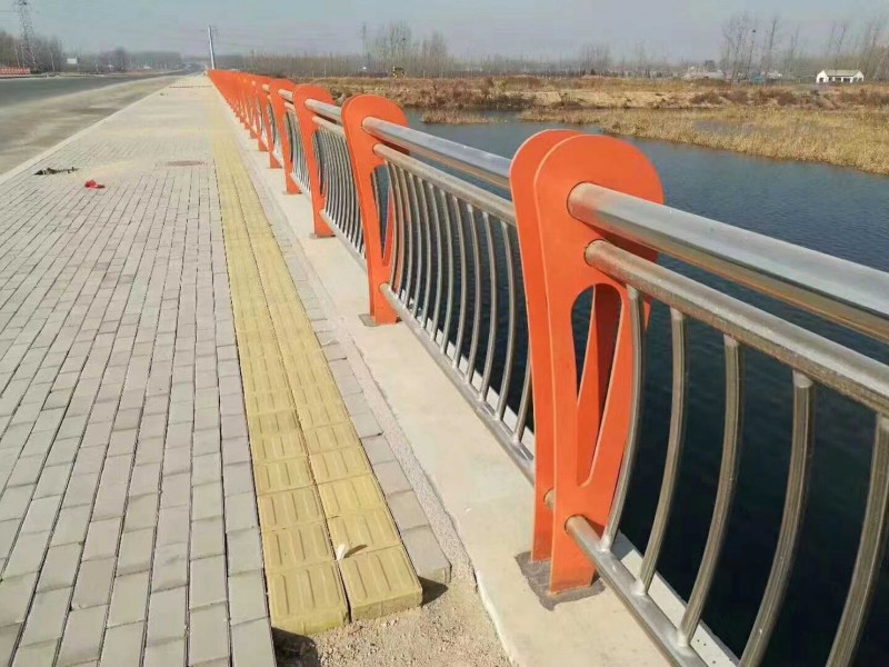 304不锈钢桥梁护栏  河道景观栏杆现货  贵达定制图4