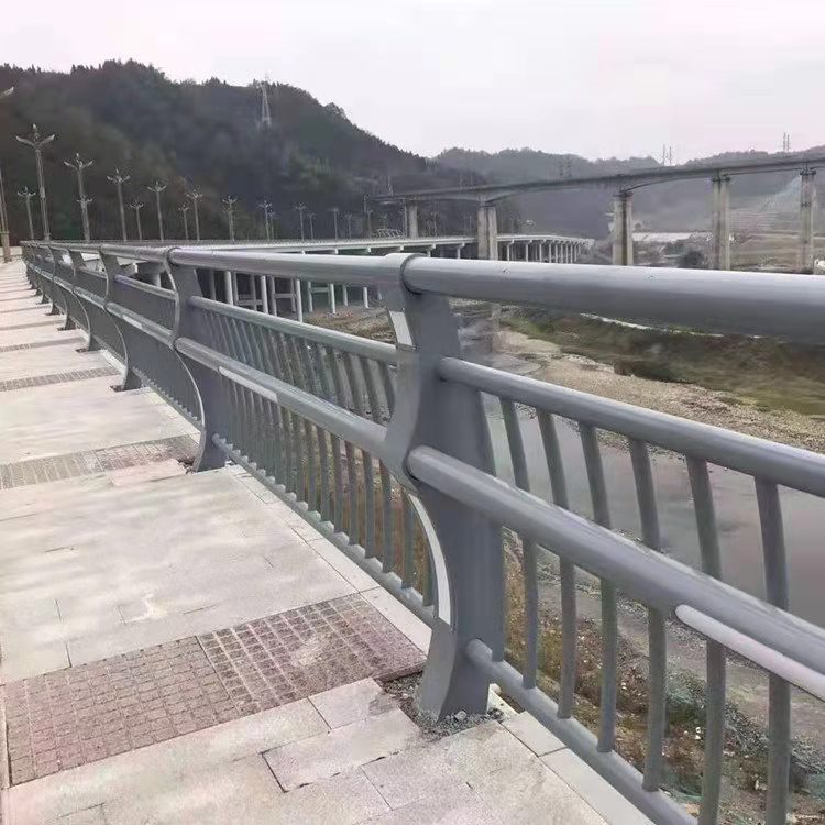 河道护栏 不锈钢桥梁景观 护栏 复合管栏杆 厂家定制贵达图6
