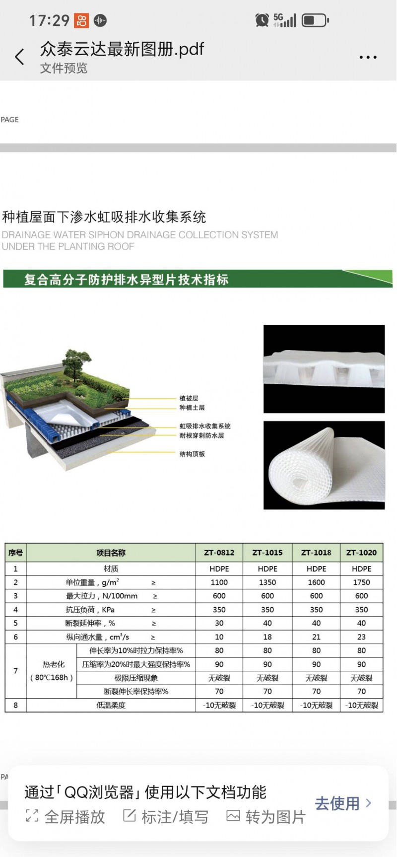 排水板，虹吸排水系统，防水