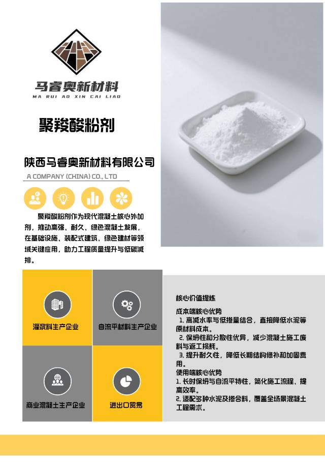 外加剂合成原料以及复配小料供应