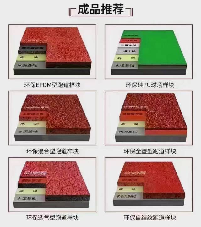塑胶跑道材料